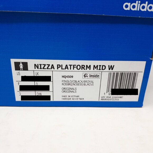 Adidas x Hello Kitty Nizza Platform Mid Pink Glow Casual Shoe Sneaker Womens NEW - Picture 10 of 12